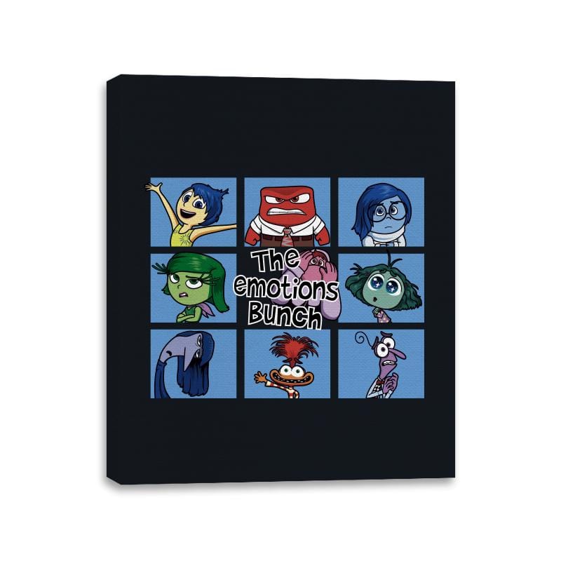 The Emotions Bunch - Canvas Wraps Canvas Wraps RIPT Apparel 11x14 / Black