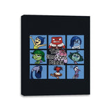 The Emotions Bunch - Canvas Wraps Canvas Wraps RIPT Apparel 11x14 / Black