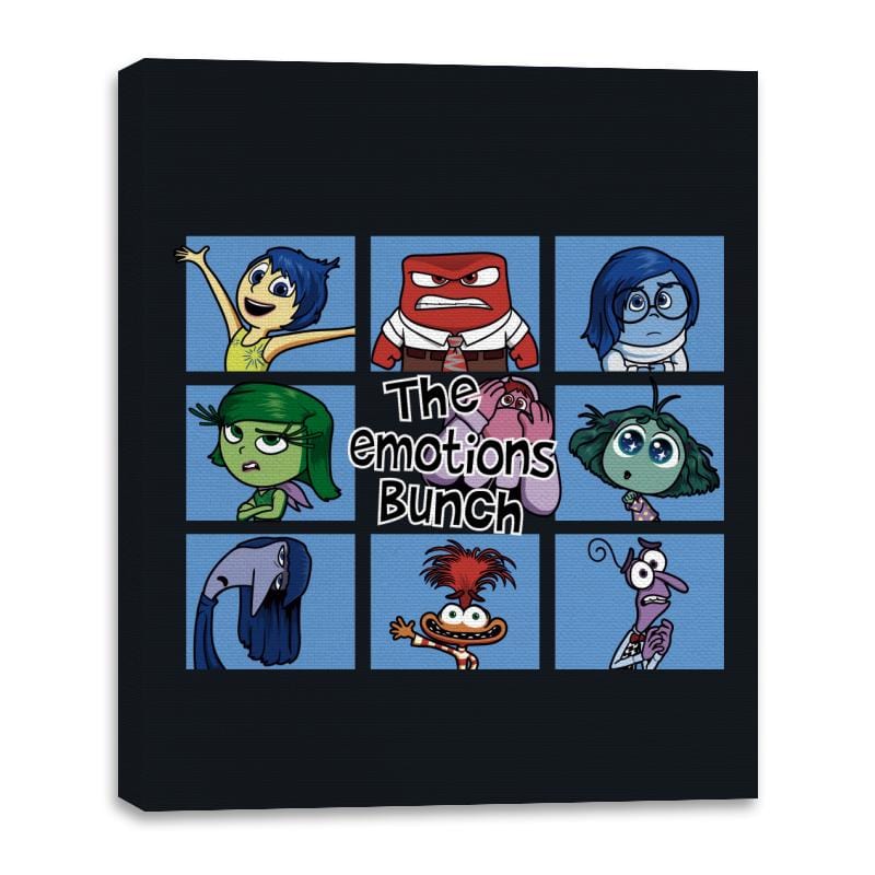 The Emotions Bunch - Canvas Wraps Canvas Wraps RIPT Apparel 16x20 / Black