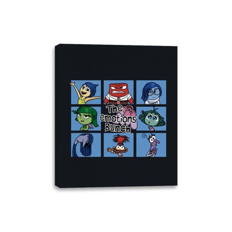 The Emotions Bunch - Canvas Wraps Canvas Wraps RIPT Apparel 8x10 / Black