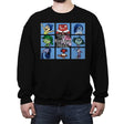 The Emotions Bunch - Crew Neck Sweatshirt Crew Neck Sweatshirt RIPT Apparel Small / Black