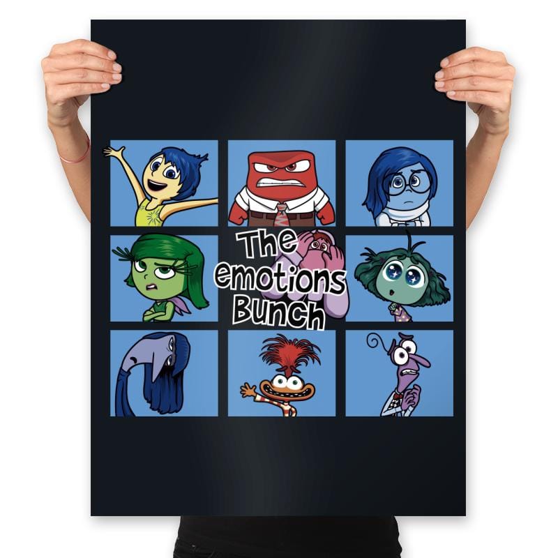 The Emotions Bunch - Prints Posters RIPT Apparel 18x24 / Black