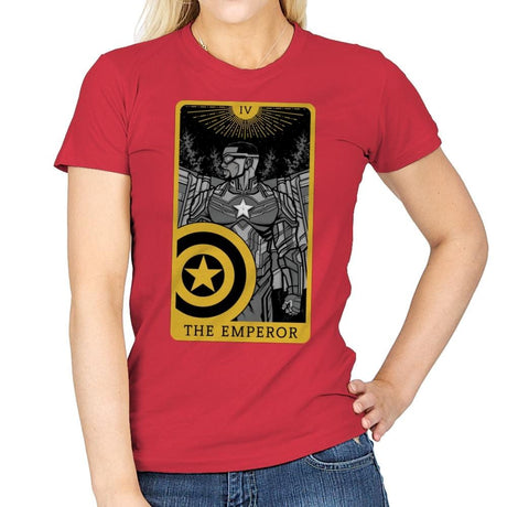 The Emperor - Womens T-Shirts RIPT Apparel Small / Red