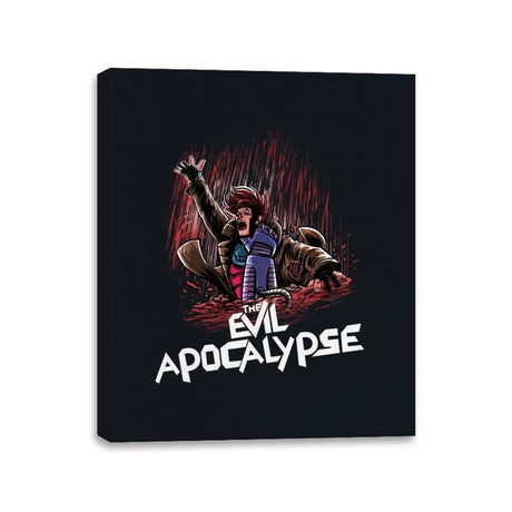 The Evil Apocalypse - Canvas Wraps Canvas Wraps RIPT Apparel 11x14 / Black