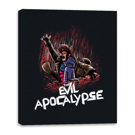 The Evil Apocalypse - Canvas Wraps Canvas Wraps RIPT Apparel 16x20 / Black