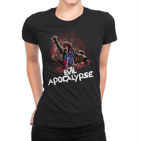 The Evil Apocalypse - Womens Premium T-Shirts RIPT Apparel Small / Black