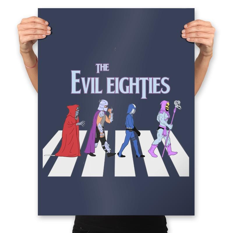 The Evil Eighties - Prints Posters RIPT Apparel 18x24 / Navy