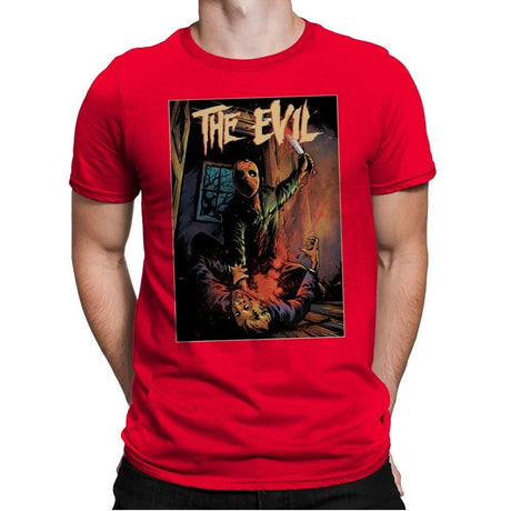 The Evil - Mens Premium T-Shirts RIPT Apparel Small / Red