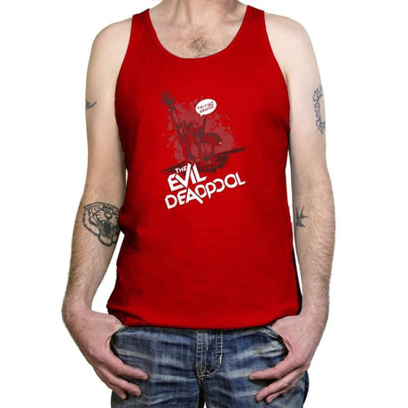 The Evil Mercenary Exclusive - Tanktop Tanktop RIPT Apparel X-Small / Red