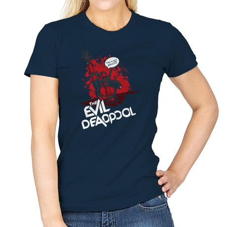 The Evil Mercenary Exclusive - Womens T-Shirts RIPT Apparel Small / Navy