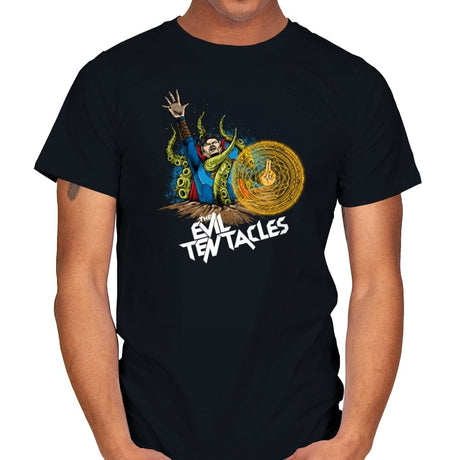 The Evil Tentacles - Mens T-Shirts RIPT Apparel Small / Black