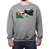 The Extinction! - Raffitees - Crew Neck Sweatshirt Crew Neck Sweatshirt RIPT Apparel Small / Sport Gray