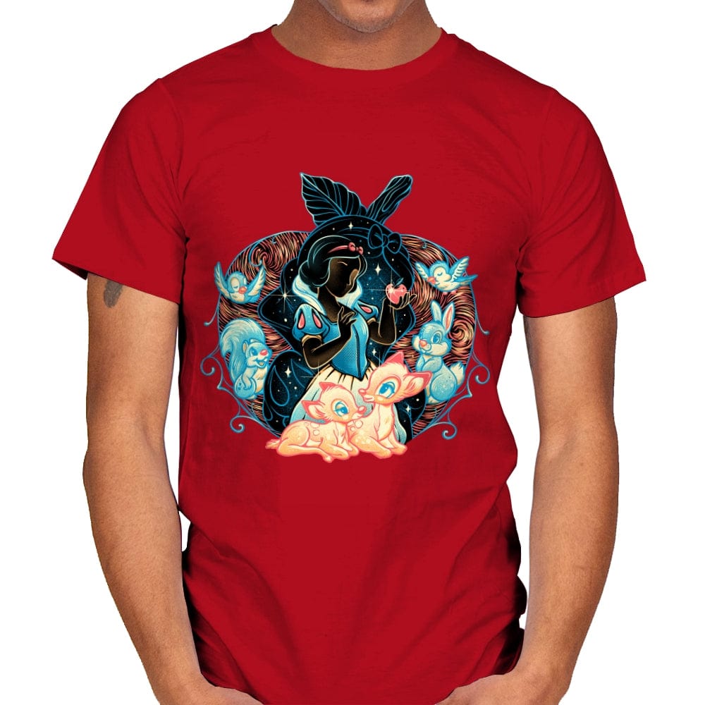 The Fairest in the Night Sky - Mens T-Shirts RIPT Apparel Small / Red