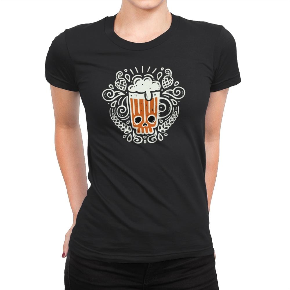 The Fall Brew - Womens Premium T-Shirts RIPT Apparel Small / Black