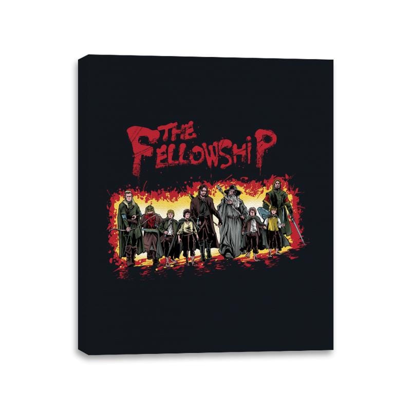 The Fellowship - Canvas Wraps Canvas Wraps RIPT Apparel 11x14 / Black