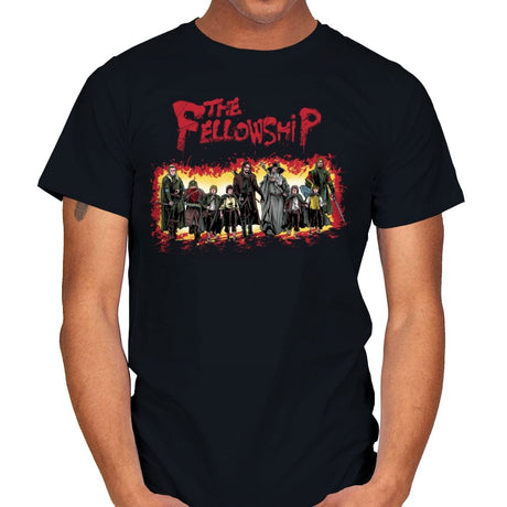 The Fellowship - Mens T-Shirts RIPT Apparel Small / Black