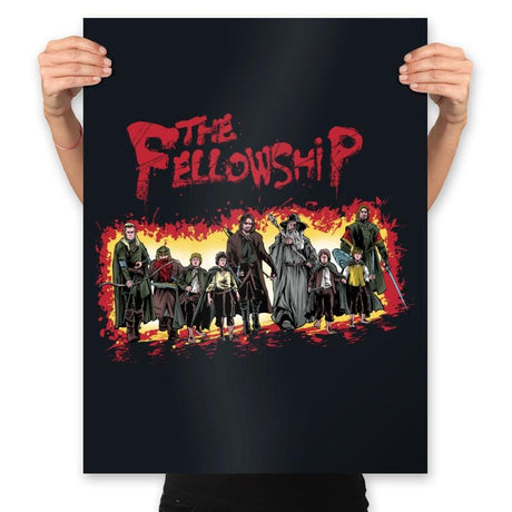 The Fellowship - Prints Posters RIPT Apparel 18x24 / Black