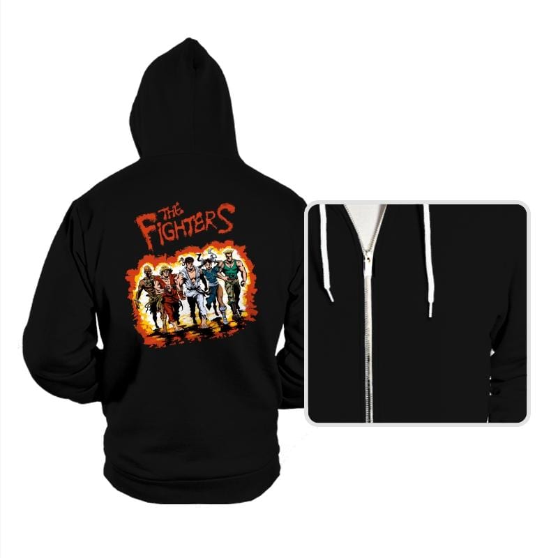 The Fighters - Hoodies Hoodies RIPT Apparel Small / Black