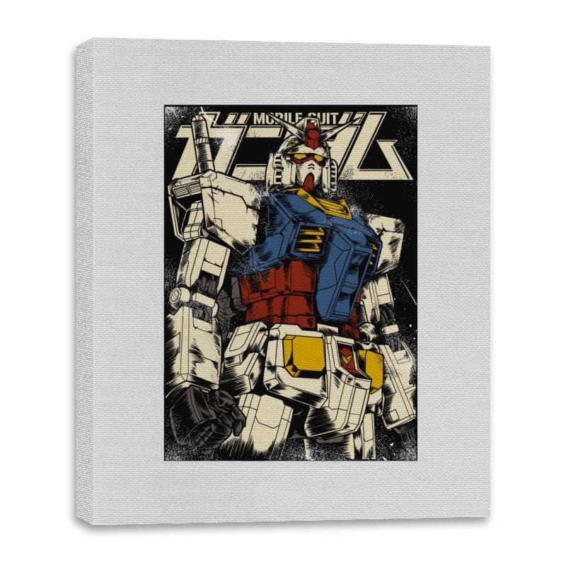 The First Bot - Canvas Wraps Canvas Wraps RIPT Apparel 16x20 / Silver