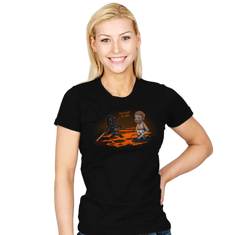 The Floor Is Lava - Womens T-Shirts RIPT Apparel