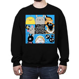 The Fluffy Bunch - Crew Neck Sweatshirt Crew Neck Sweatshirt RIPT Apparel Small / Black