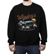 The Flying Car - Crew Neck Sweatshirt Crew Neck Sweatshirt RIPT Apparel Small / Black