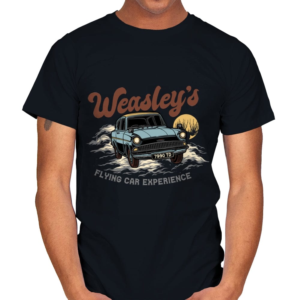 The Flying Car - Mens T-Shirts RIPT Apparel Small / Black