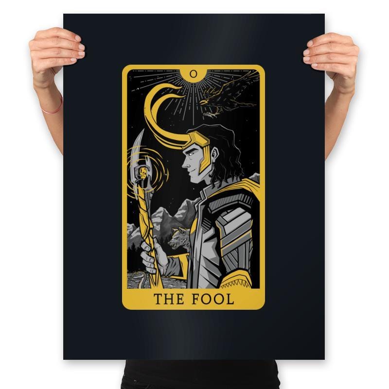 The Fool - Prints Posters RIPT Apparel 18x24 / Black