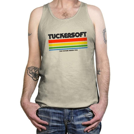 The future needs you - Tanktop Tanktop RIPT Apparel X-Small / Oatmeal Triblend