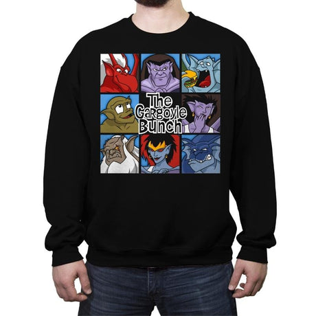 The Gargoyle Bunch - Crew Neck Sweatshirt Crew Neck Sweatshirt RIPT Apparel Small / Black