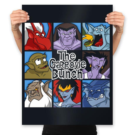 The Gargoyle Bunch - Prints Posters RIPT Apparel 18x24 / Black