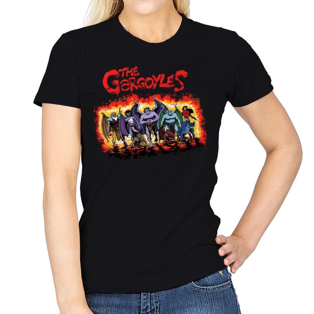 The Gargoyles - Womens T-Shirts RIPT Apparel Small / Black