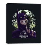 The Ghost Returns  - Canvas Wraps Canvas Wraps RIPT Apparel 16x20 / Black