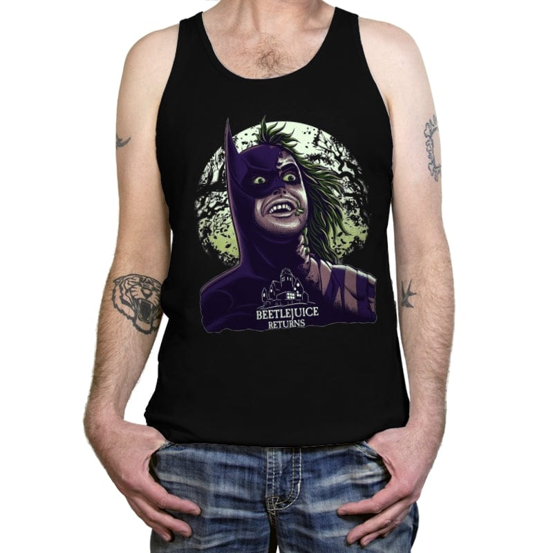 The Ghost Returns  - Tanktop Tanktop RIPT Apparel X-Small / Black