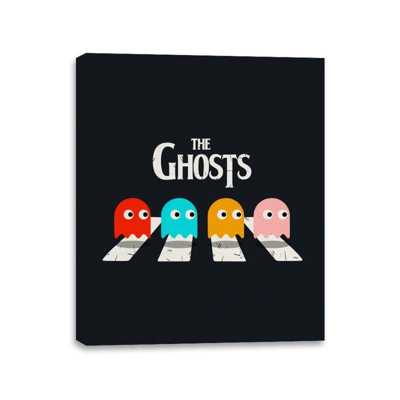 The Ghosts - Canvas Wraps Canvas Wraps RIPT Apparel 11x14 / Black