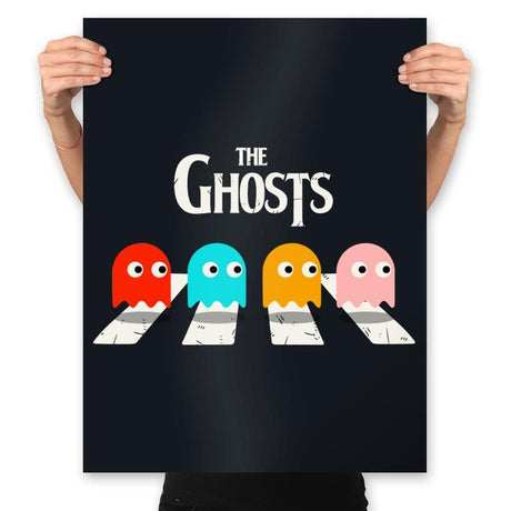 The Ghosts - Prints Posters RIPT Apparel 18x24 / Black