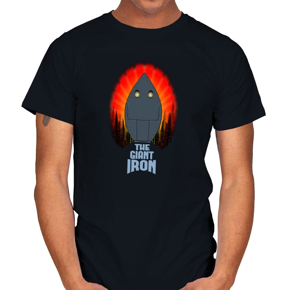 The Giant Iron - Mens T-Shirts RIPT Apparel Small / Black