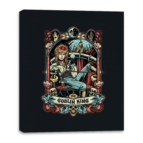 The Goblin King - Canvas Wraps Canvas Wraps RIPT Apparel 16x20 / Black