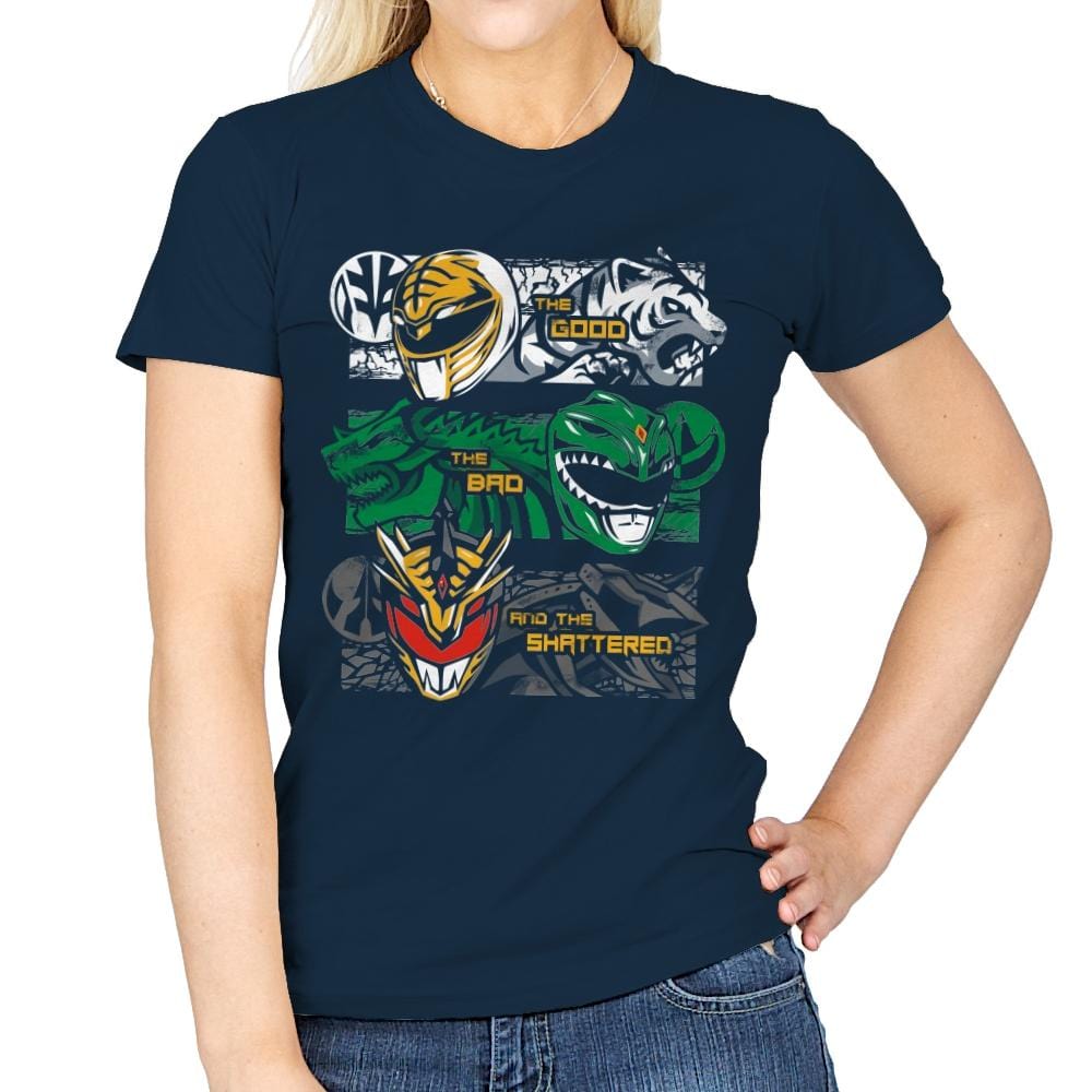 The Good, The Bad And The Shattered - Anytime - Womens T-Shirts RIPT Apparel Small / Navy