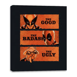 The Good, the Badass and the Ugly - Canvas Wraps Canvas Wraps RIPT Apparel 16x20 / Black