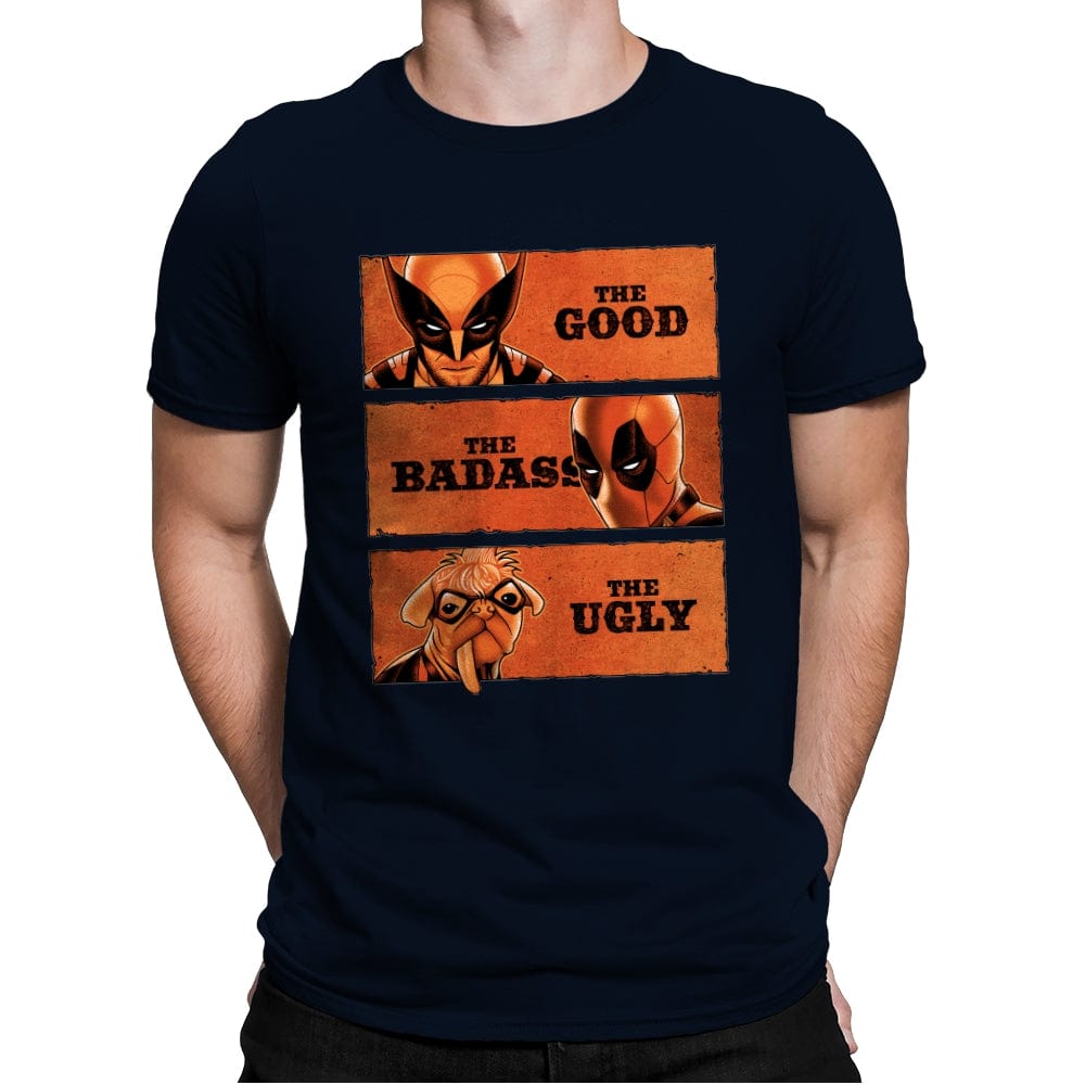 The Good, the Badass and the Ugly - Mens Premium T-Shirts RIPT Apparel Small / Midnight Navy