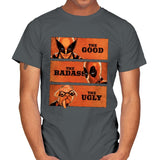 The Good, the Badass and the Ugly - Mens T-Shirts RIPT Apparel Small / Charcoal