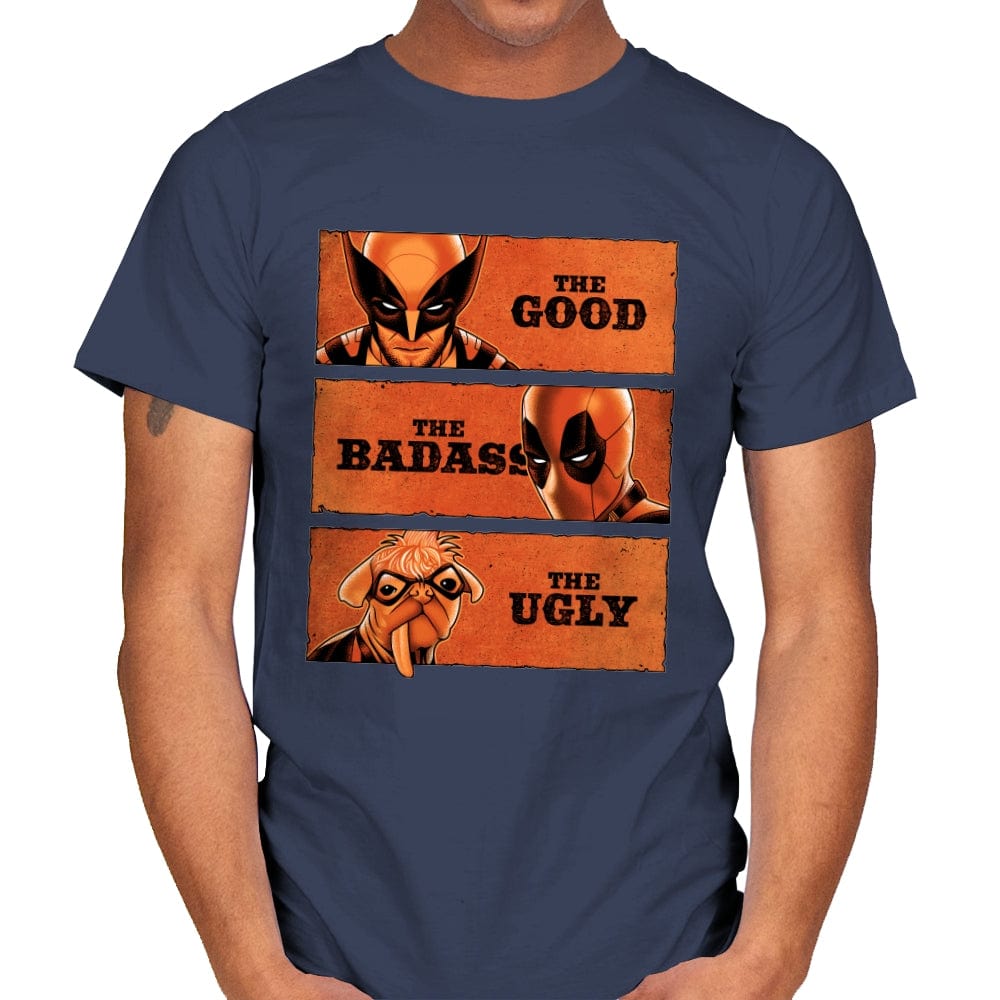 The Good, the Badass and the Ugly - Mens T-Shirts RIPT Apparel Small / Navy