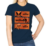 The Good, the Badass and the Ugly - Womens T-Shirts RIPT Apparel Small / Navy