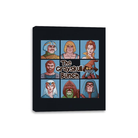 The Grayskull Bunch - Canvas Wraps Canvas Wraps RIPT Apparel 8x10 / Black