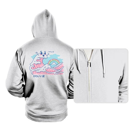 The Great Kawaii Wave - Hoodies Hoodies RIPT Apparel