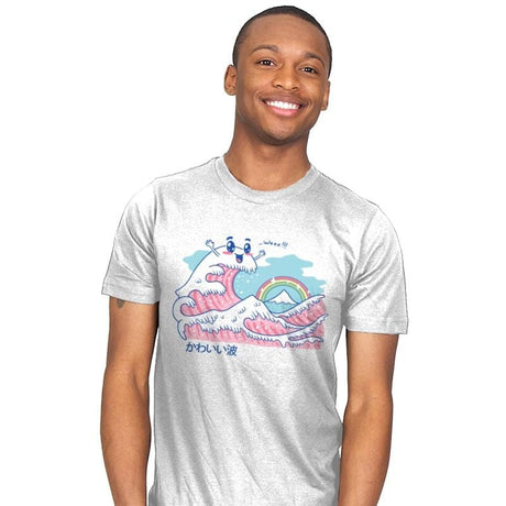 The Great Kawaii Wave - Mens T-Shirts RIPT Apparel