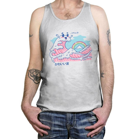 The Great Kawaii Wave - Tanktop Tanktop RIPT Apparel