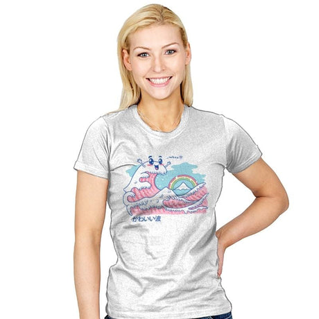 The Great Kawaii Wave - Womens T-Shirts RIPT Apparel