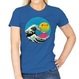 The Great Pop Wave - Womens T-Shirts RIPT Apparel Small / Royal